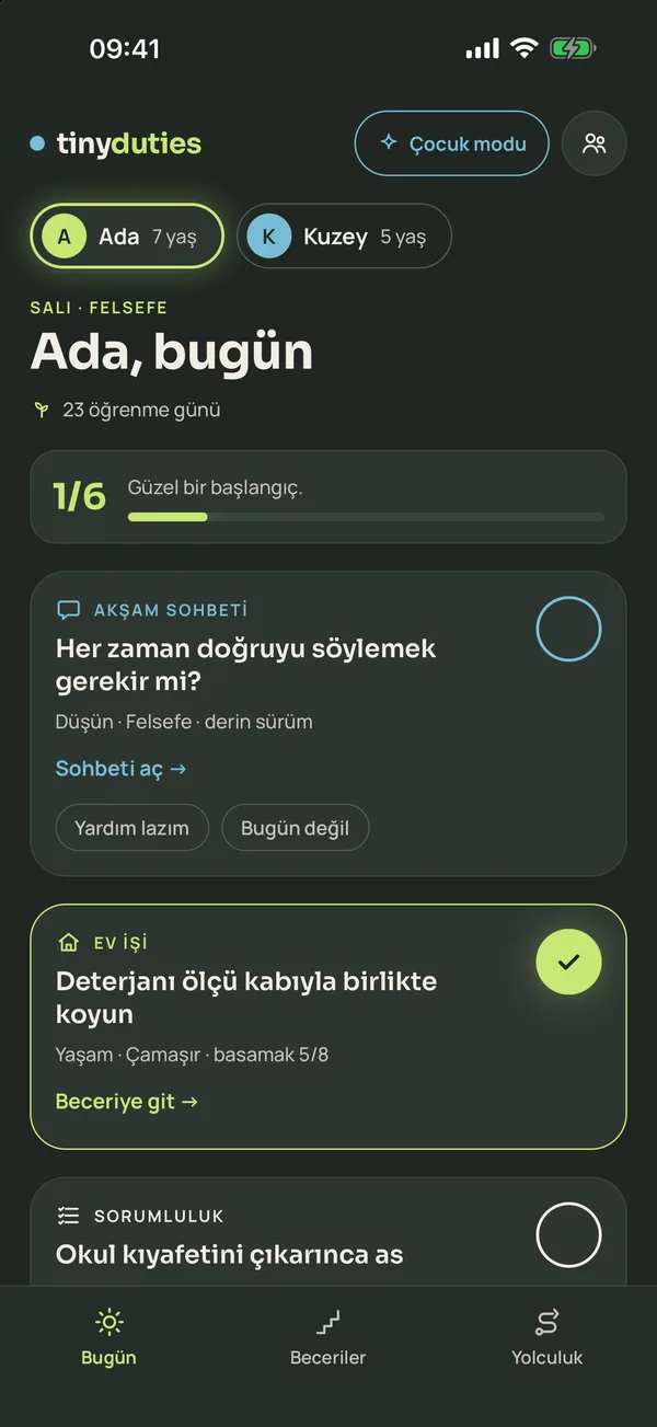 Bugün ekranı